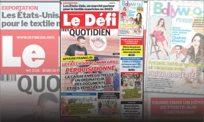 Voici la une du Défi Quotidien de ce Jeudi 16 Février 2023