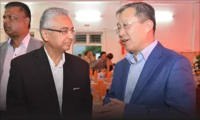 L'ambassadeur chinois, S.E. M. Li Li, quitte Maurice