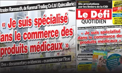 Voici la Une du Defi Quotidien de ce jeudi 16 juillet 2020