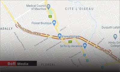 Nouvelle configuration routière à Vacoas