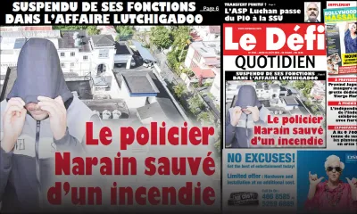 Voici la Une du Defi Quotidien de ce jeudi 16 août 2018