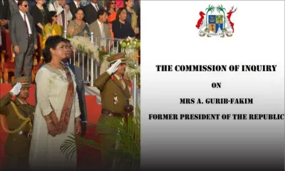 Commission d’enquête sur Ameenah Gurib-Fakim  : le rapport dans son intégralité