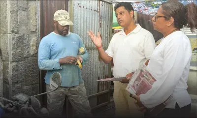 Porte-à-porte à Morcellement Raffray : les candidats de Linion Reform à l’écoute des habitants