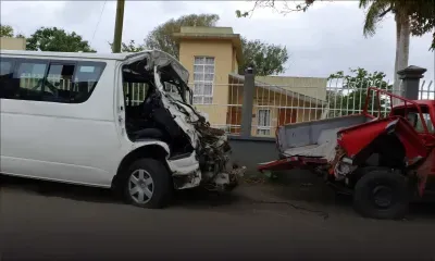 À Réduit : impact mortel pour un conducteur de minibus