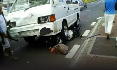Sodnac : une fourgonnette percute un motocycliste, un blessé à déplorer