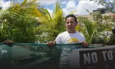 Aret Kokin Nu Laplaz : Manifestation pacifique devant le ministère des Terres et du Logement