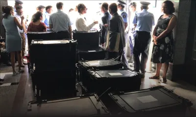 Partielle au no.18 : derniers préparatifs pour accueillir les électeurs