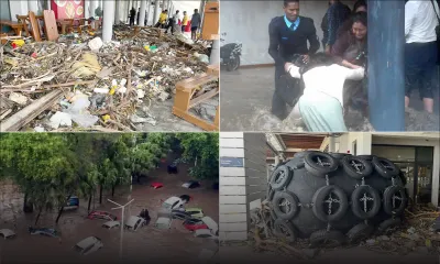 Scènes apocalyptiques à Port-Louis : retour en images
