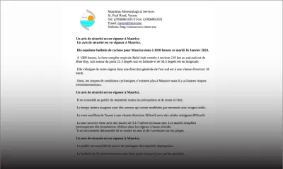 Avis de sécurité : cette grande inconnue