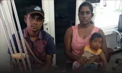 Un couple avec ses enfants au bras agressé