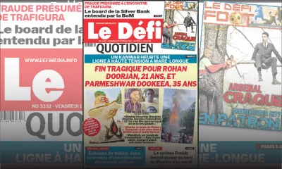 Voici la une du Défi Quotidien de ce vendredi 17 Février 2023