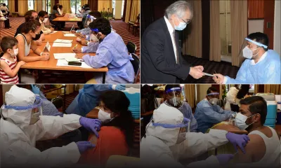 Covid-19 : le corps diplomatique se fait vacciner
