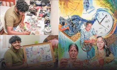 Tarun Sandhaya : dessine-moi un artiste