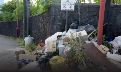 À Port-Louis : les déchets s’entassent