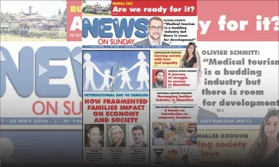 Voici la Une de News on Sunday de ce Vendredi 17 mai 2019