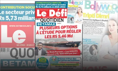 Voici la Une du Défi Quotidien de ce jeudi 17 juin 2021