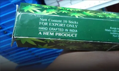 Encens au cannabis...