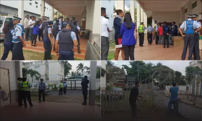 St-Malo : les sinistrés de Berguitta sommés de vider les lieux, forte présence policière