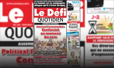 Voici la Une du Défi Quotidien de ce Mercredi 17 Juillet 2019