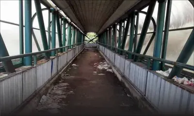 Sécurité déplorée : la passerelle de Coromandel boudée par les piétons