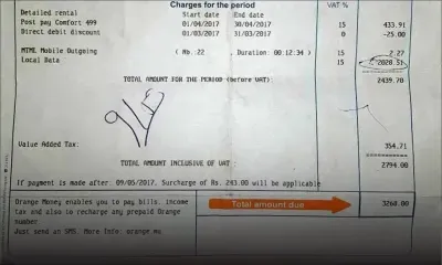 MT lui a réclamé Rs 2028,51 au lieu de Rs 499 : elle demande un remboursement