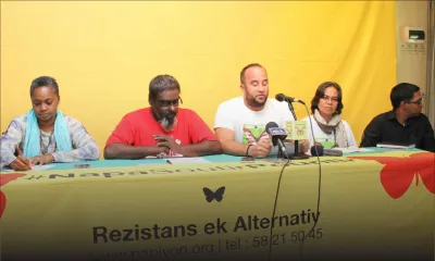 Rezistans Ek Alternativ : Yerrigadoo a déshonoré le bureau de l’AG
