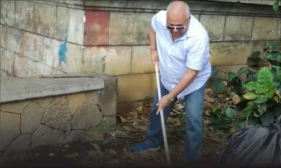 Opération nettoyage de la rivière La Chaux