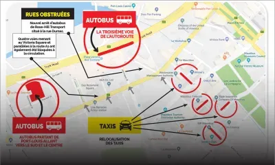 Relocalisation prévue en marge des travaux à la place Victoria