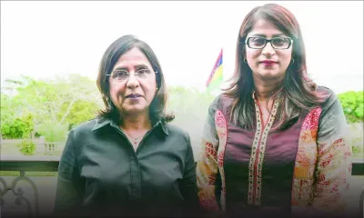 Cabinet reshuffle : Roubina Jadoo-Jaunbocus minister, Fazila Jeewa-Daureeawoo Vice Prime Minister 