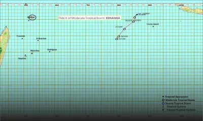 La dépression Kenanga ne menace pas Maurice
