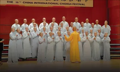 Fête du Printemps : un orchestre de 70 moines à Maurice pour la première fois