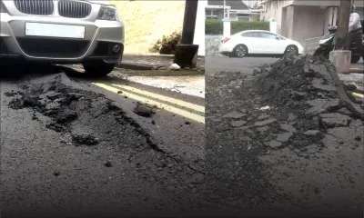 Des routes en déroute : gros danger pour les usagers