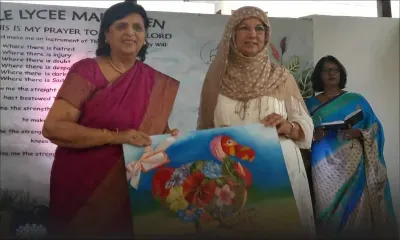 Au Lycée Mauricien: Lady Jugnauth défend la réforme éducative