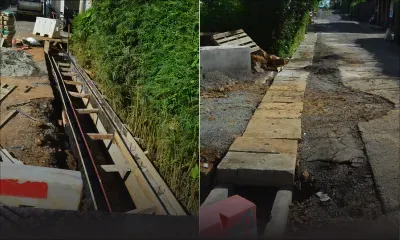 À Curepipe : des travaux de drains décrié