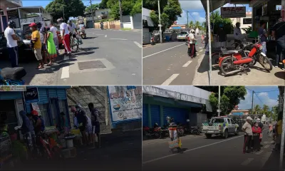[En images] Petit-Raffray : quand la police rappelle à certains de respecter la 'social distancing'