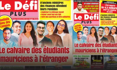 Voici la Une du Défi Plus de ce samedi 18 avril 2020