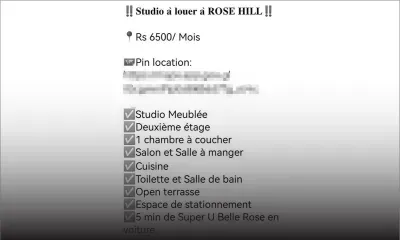 Fausse annonce sur Facebook : une Portlouisienne se fait arnaquer en voulant louer un studio