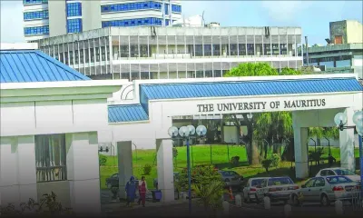 University of Mauritius’ exams being conducted in gymnasium