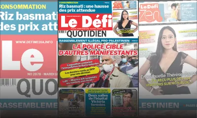 Voici la Une du Défi Quotidien de ce mardi 18 mai 2021