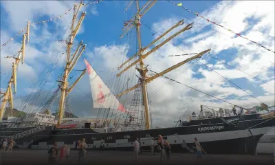 À bord du Kruzenshtern, un géant des mers 
