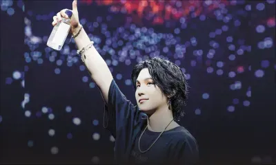 Suga : sacré «patron» du rap K-pop 