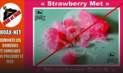 Drogue de synthèse: la « strawberry » inquiète des travailleurs sociaux