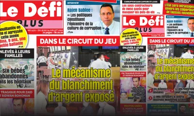 Voici la Une du Défi Plus de ce samedi 18 juillet 2020