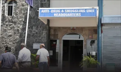 Il est intercepté avec un baquet contenant du gandia