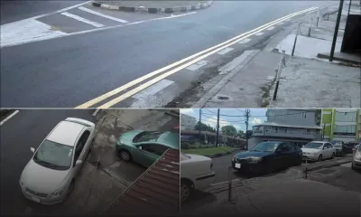 Traffic Management and Road Safety Unit - Beau-Bassin : la double ligne jaune, en attente depuis trois mois, placée