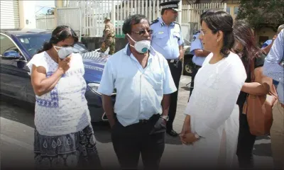 Incendie à Shoprite : la VPM Fazila Daureeawoo rencontre les parents de Dineshwar Domah