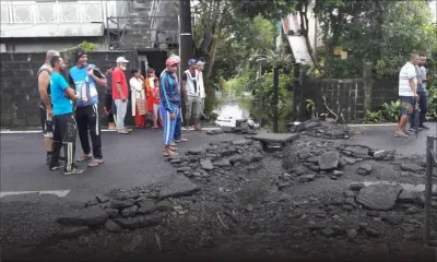 [Vidéo] Camp-Fouquereaux : leurs maisons inondées, une trentaine d’habitants manifestent leur colère 