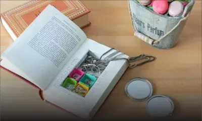 Fabriquez une boîte à bijoux avec un vieux livre