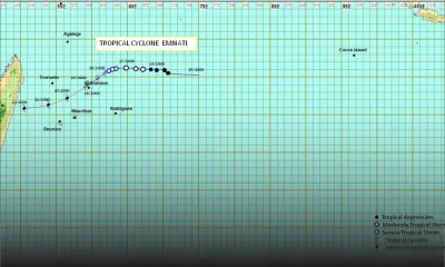 Cyclone Emnati : possible alerte 3 cet après-midi