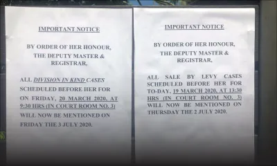 Sale by Levy : les cas de ce jeudi renvoyés au 2 juillet 